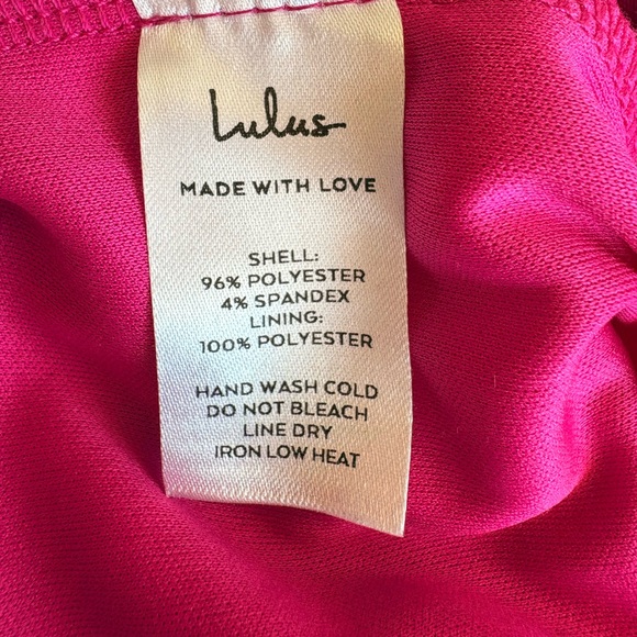 Lulu's Fuchsia Ruffle Mini Dress - Picture 3 of 10